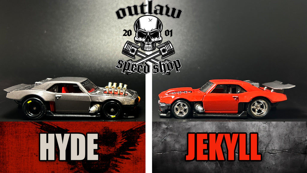Jekyll and Hyde Custom Hot Wheels 69 Camaro's