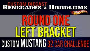 32 Car Mustang Challenge Round 1- Left Bracket